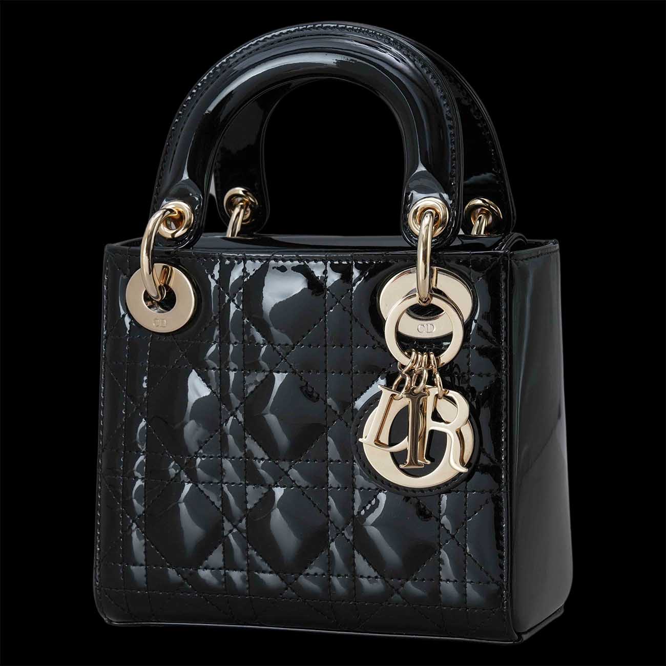 CHRISTIAN DIOR(USED)크리스찬디올 레이디디올 페이던트 미니백